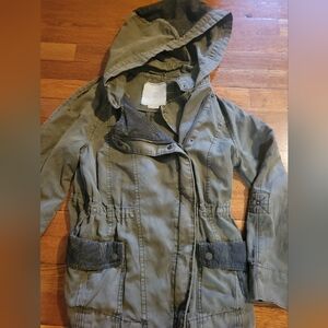 Anthropologie Hei Hei XSP green jacket